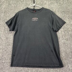 Vintage Orange County Choppers Shirt Mens Large Black Biker Motorcycle Tee NY